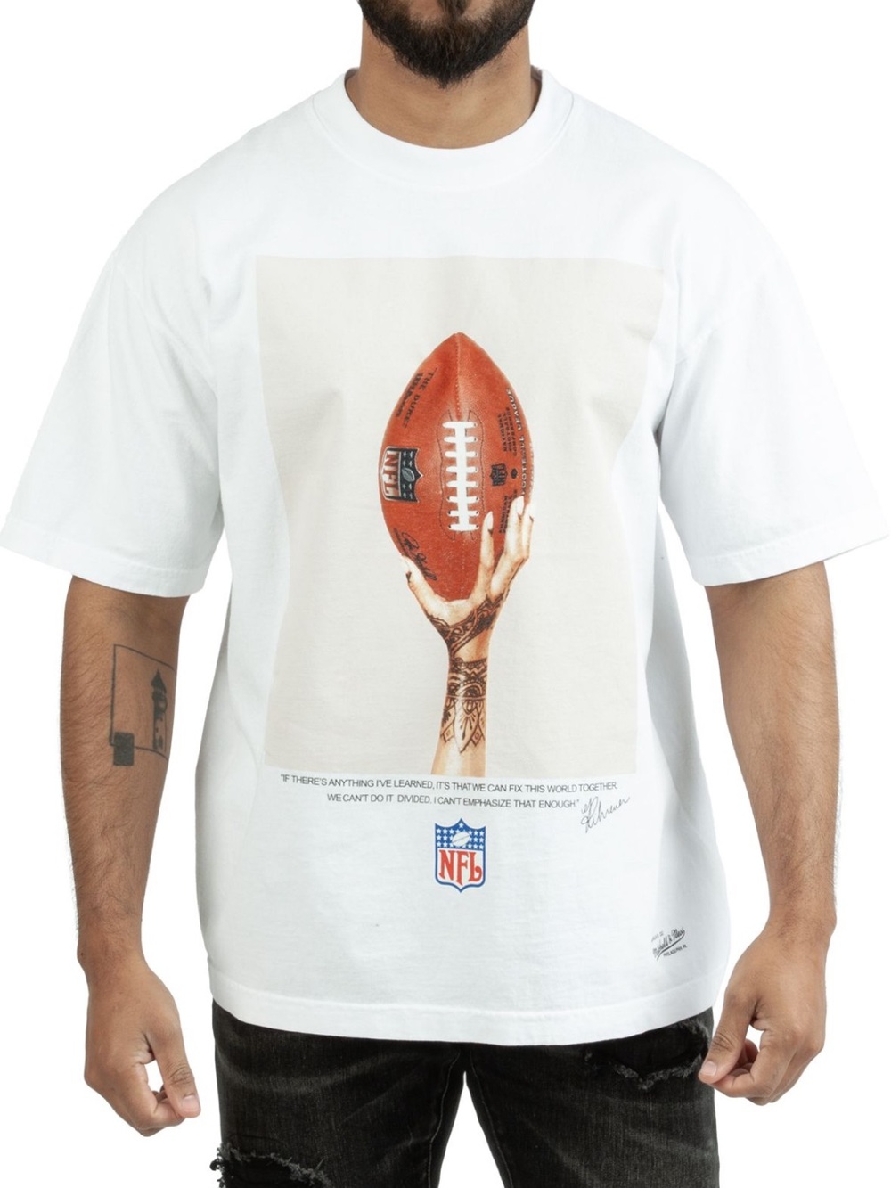FENTY FOR MITCHELL & NESS UNISEX SUPER BOWL LVII ICON T-SHIRT